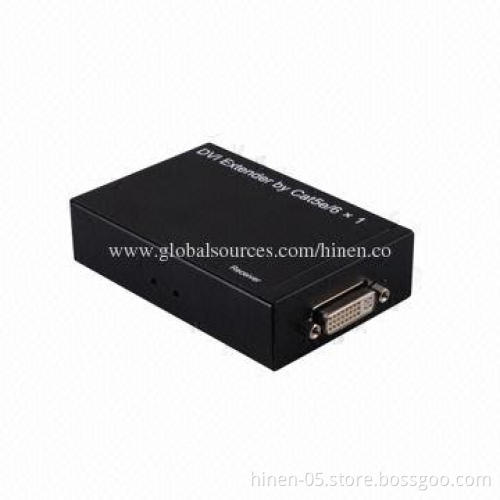 DVI Extender by Cat 5 x 1, Supports High Video Resolution 1,080P
